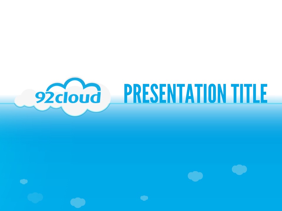 PowerPoint Design by moreslides for 92CLOUD TECHNOLOGY CO., LIMITED | Design #3241585