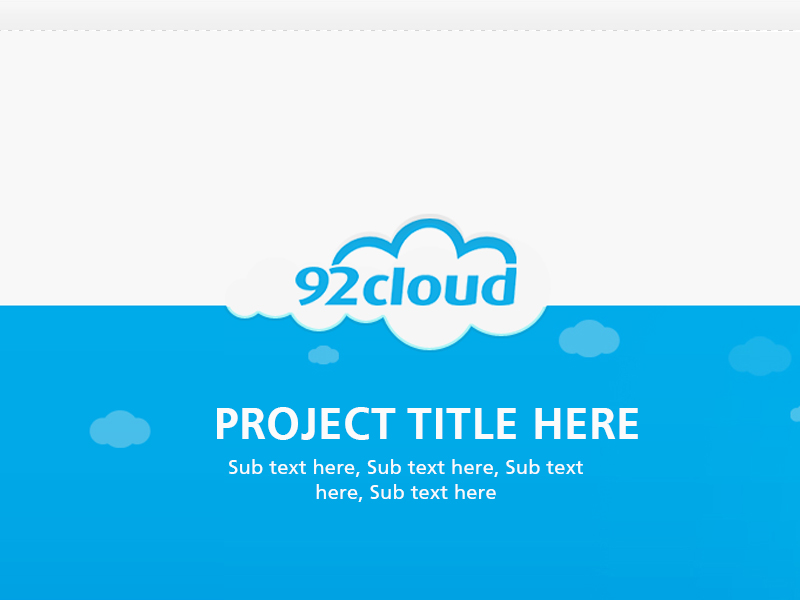 PowerPoint-Design von Best Design Hub für 92CLOUD TECHNOLOGY CO., LIMITED | Design #3225400