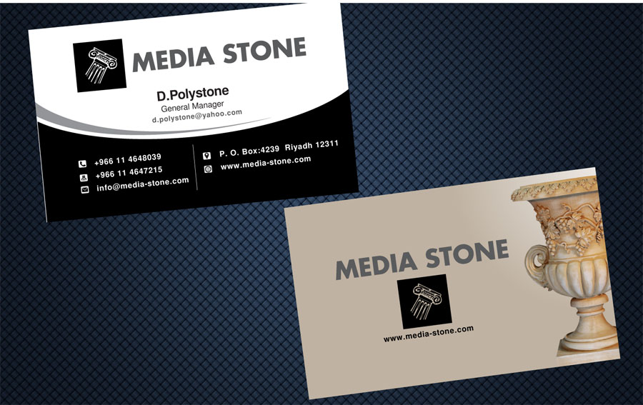Design de Carte de Visite par Elkana Letting pour MEDIA STONE | Design #3222399
