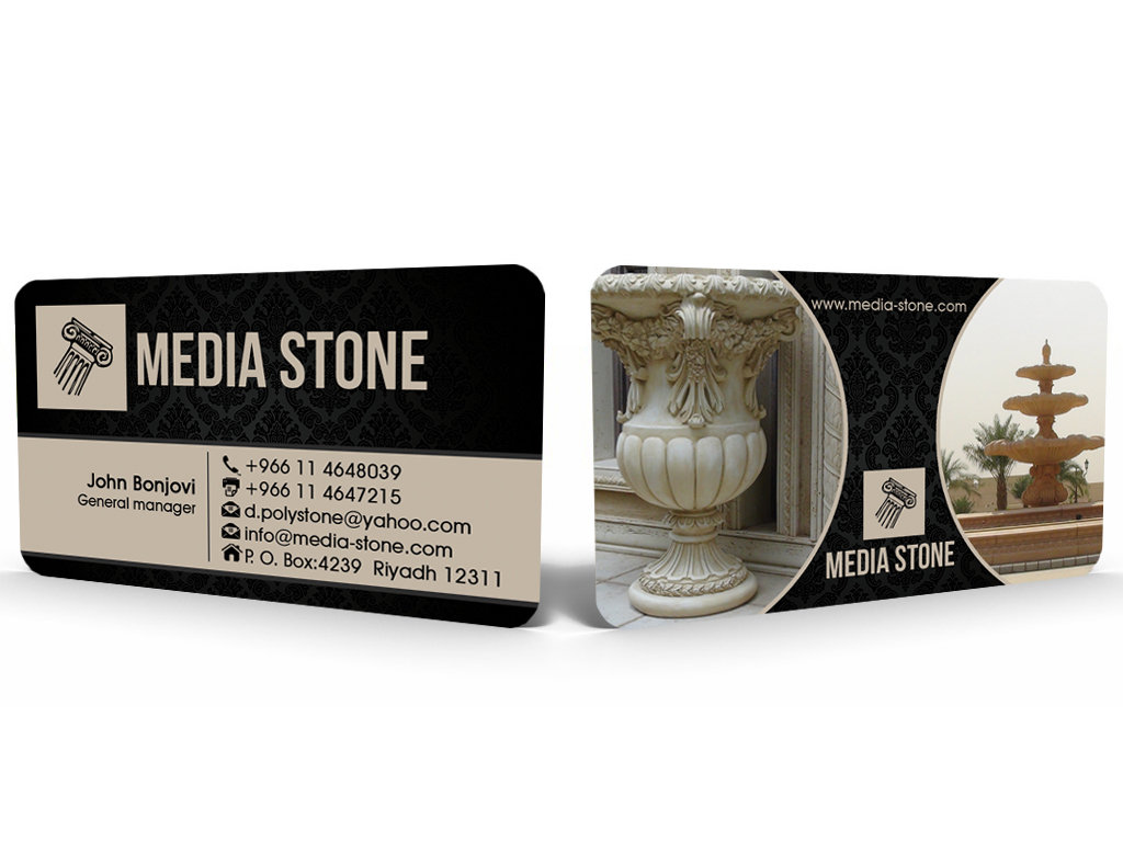 Business Card Design by Hardcore Design for MEDIA STONE | Design #3229161