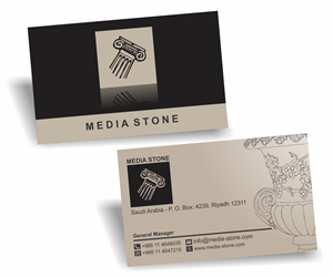 Business Card Design by AashishSeth for MEDIA STONE | Design #3226993