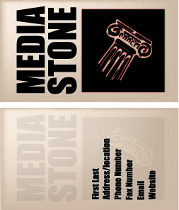 Design de Carte de Visite par Lauren2232 pour MEDIA STONE | Design #3237957