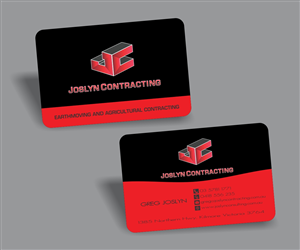 Visitenkarten-Design von AashishSeth für Joslyn Contracting | Design #3226300