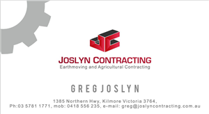 Business Card Design by Originals for Joslyn Contracting | Design: #3220003