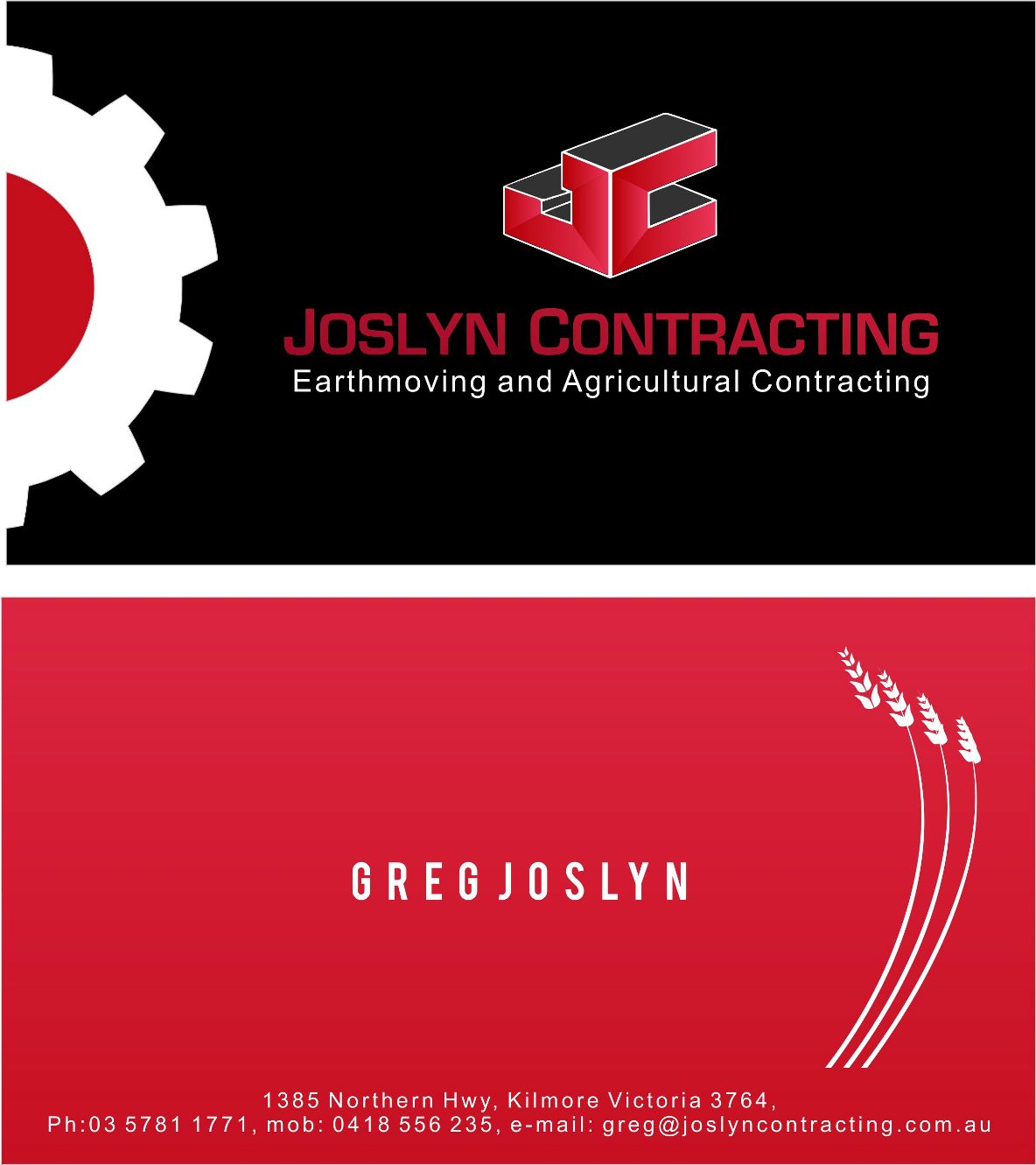 Business Card Design by Originals for Joslyn Contracting | Design #3220167