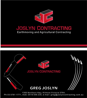Business Card Design by Originals for Joslyn Contracting | Design: #3225812
