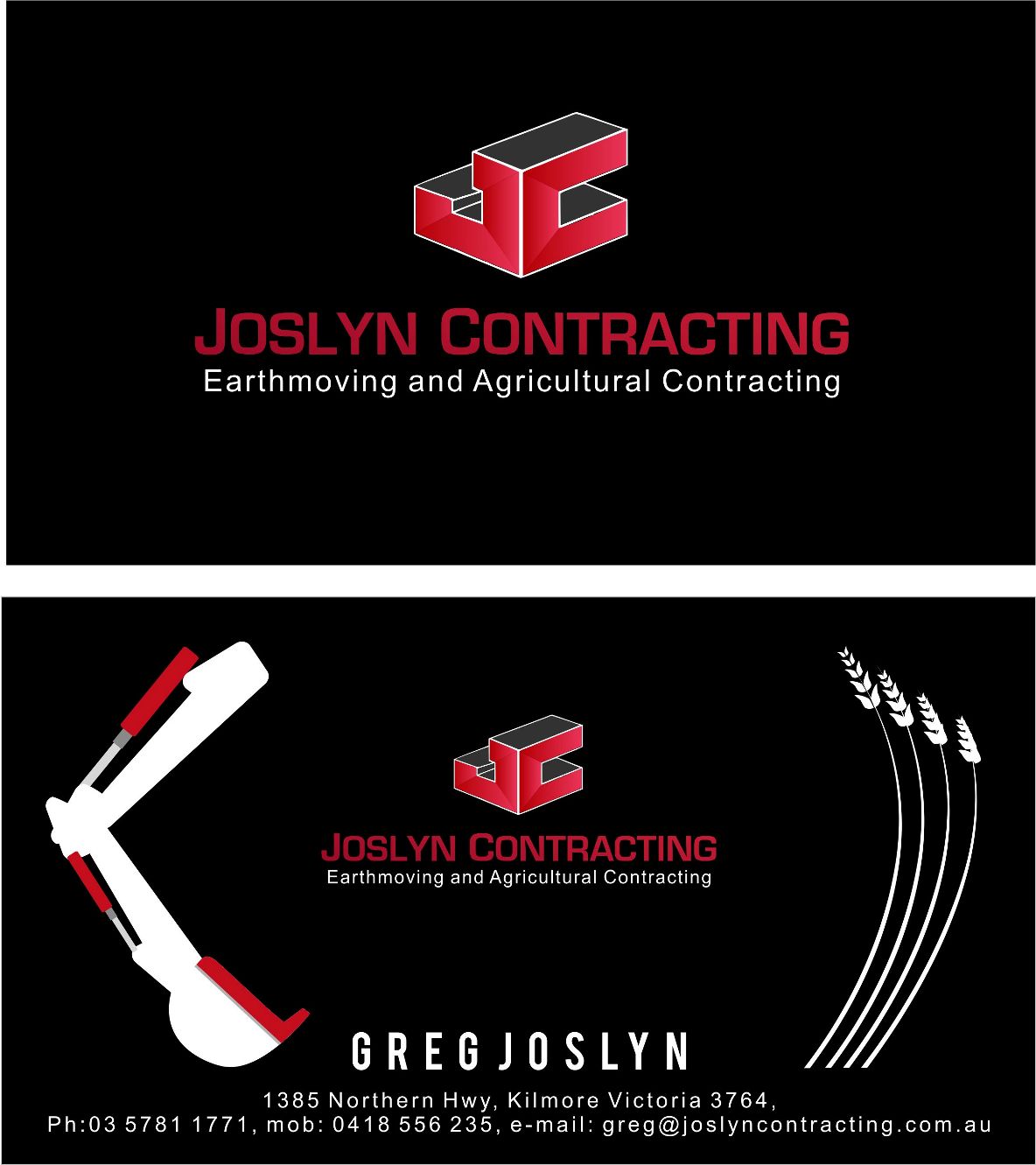 Business Card Design by Originals for Joslyn Contracting | Design #3226713