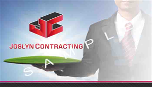 Business Card Design by eeclairs_7 for Joslyn Contracting | Design: #3219700
