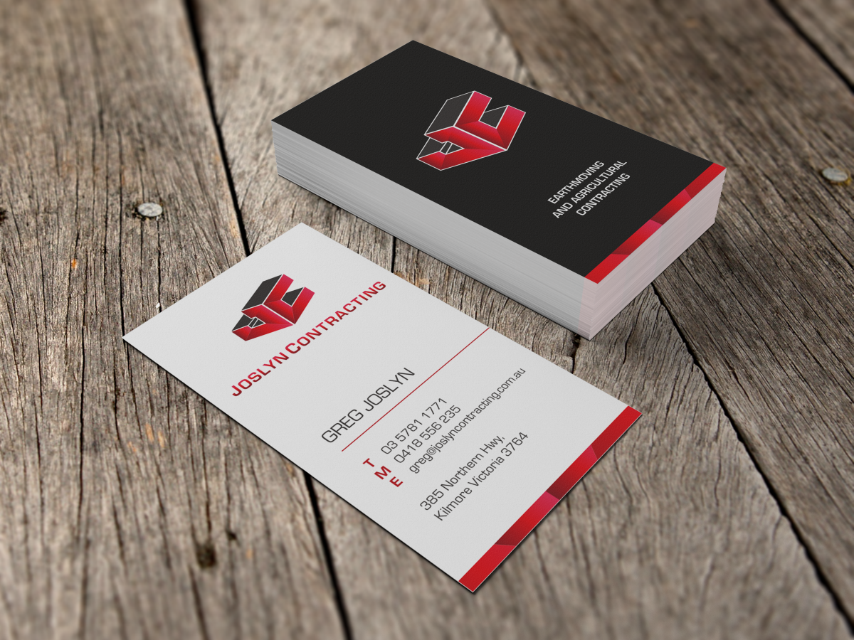 Business Card Design by HYPdesign for Joslyn Contracting | Design #3223775