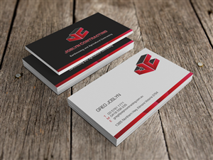 Business Card Design by HYPdesign for Joslyn Contracting | Design: #3229995