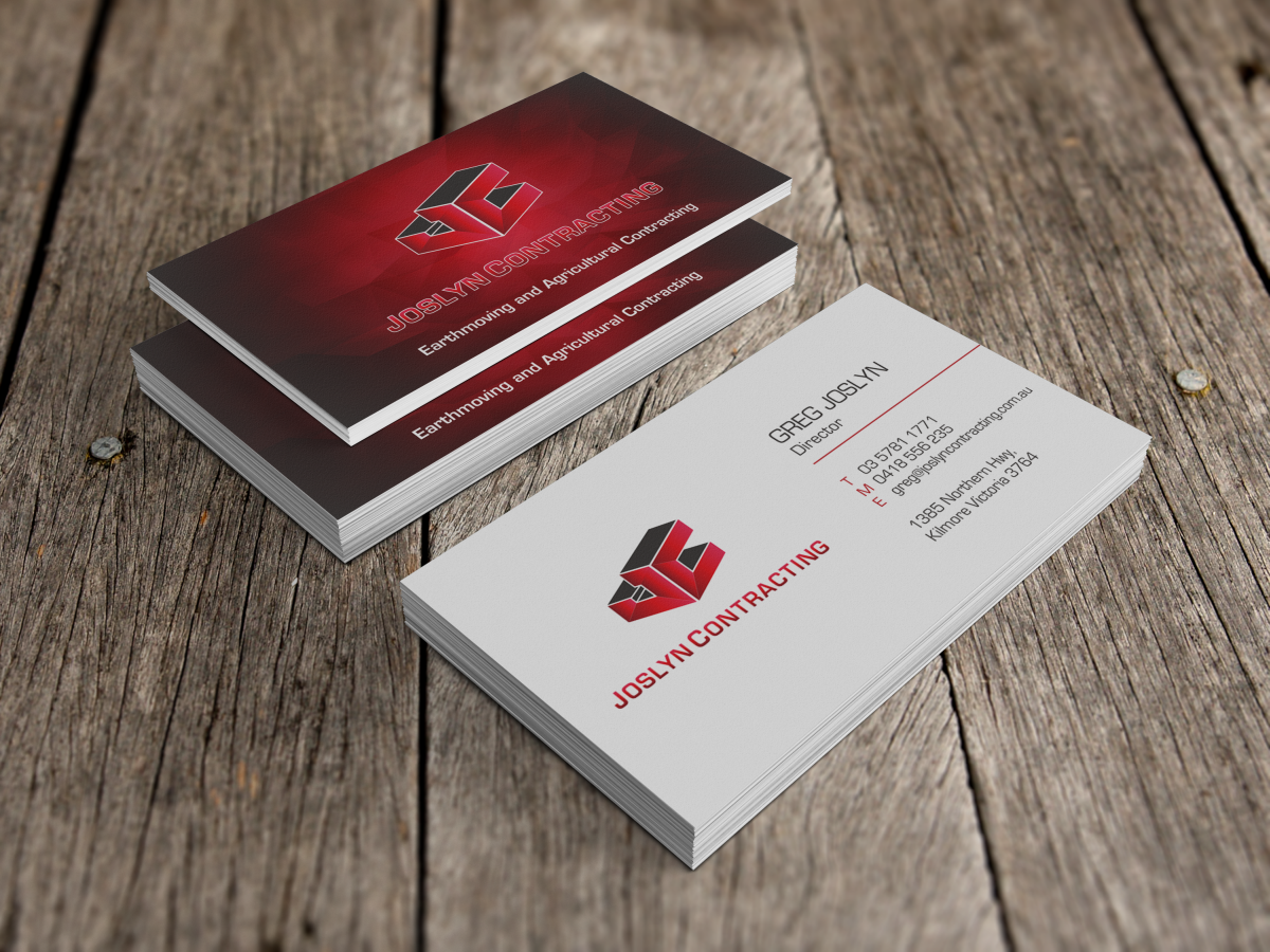 Business Card Design by HYPdesign for Joslyn Contracting | Design: #3235747