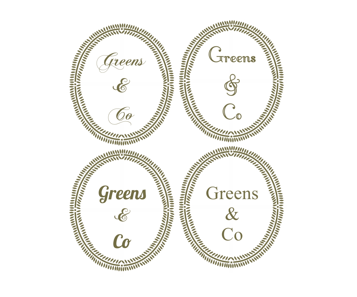 Logo Design by Mandarina for Greens & Company Foods Ltd | Design: #3248212