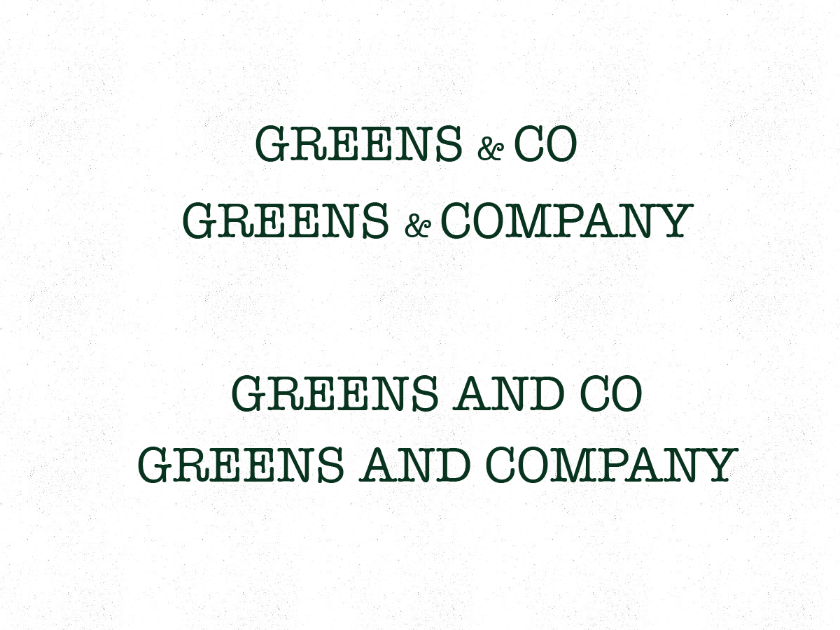 Logo Design by keudr for Greens & Company Foods Ltd | Design #3255618