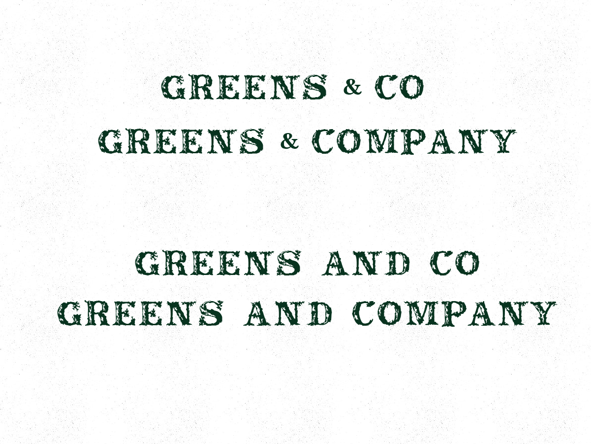 Logo Design by keudr for Greens & Company Foods Ltd | Design #3255631