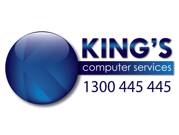 Logo Design by Vivid Graphics for king's computer services | Design #72684