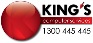 Logo Design by Vivid Graphics for king's computer services | Design: #72694