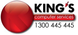 Logo Design by Vivid Graphics for king's computer services | Design: #72695