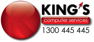 Logo Design by Vivid Graphics for king's computer services | Design: #72700