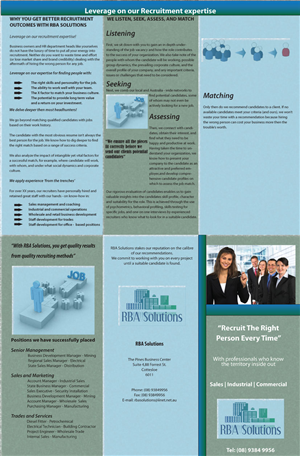 Brochure Design by Peter Richards for this project | Design: #73951