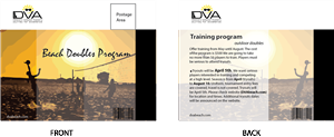 DVA Beach Info Postcatd | Diseño de Postal por nafizrahat