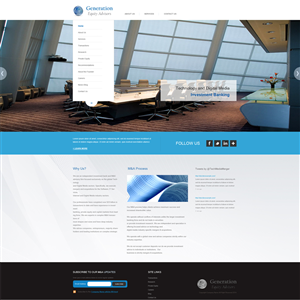 Web Design par aarsita pour Generation Equity Advisors | Design : #3257311