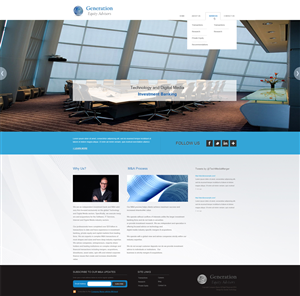 Web Design par aarsita pour Generation Equity Advisors | Design : #3258580