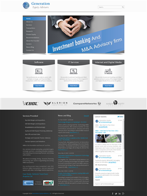 Website Redesign for Technology Focused Investment Bank | Web Design by Desire Design Solutions