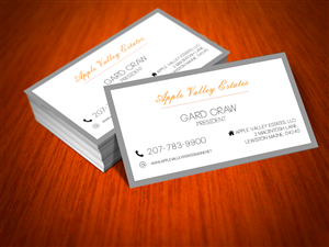 Business Card Design by JulySprite for Apple Valley Estates | Design #3246537