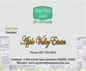 Design de Carte de Visite par ksv pour Apple Valley Estates | Design : #3231112