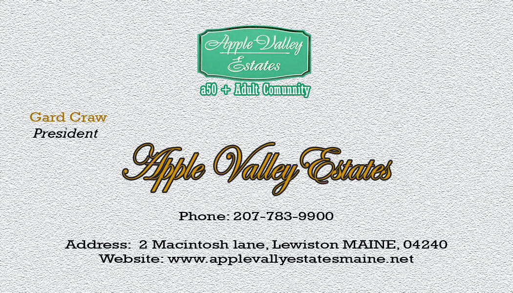 Design de Carte de Visite par ksv pour Apple Valley Estates | Design #3231167