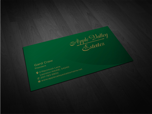 Design de Carte de Visite par Atvento Graphics pour Apple Valley Estates | Design : #3226662