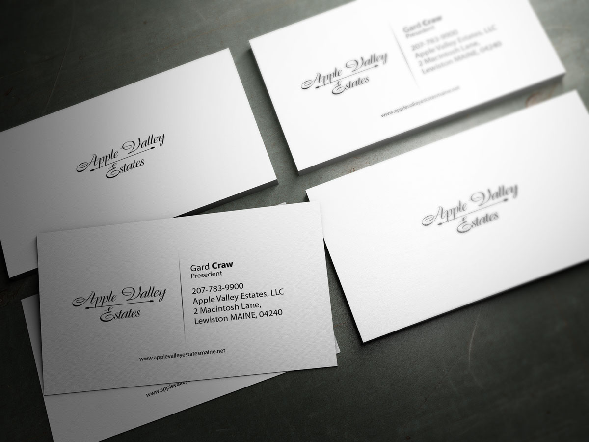 Business Card Design by Digital Mind for Apple Valley Estates | Design #3233097