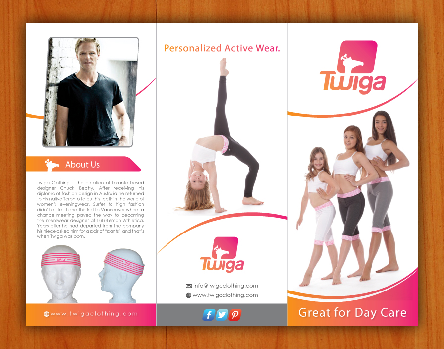 Brochure Design by Sbss for Twiga Clothing | Design #3259557