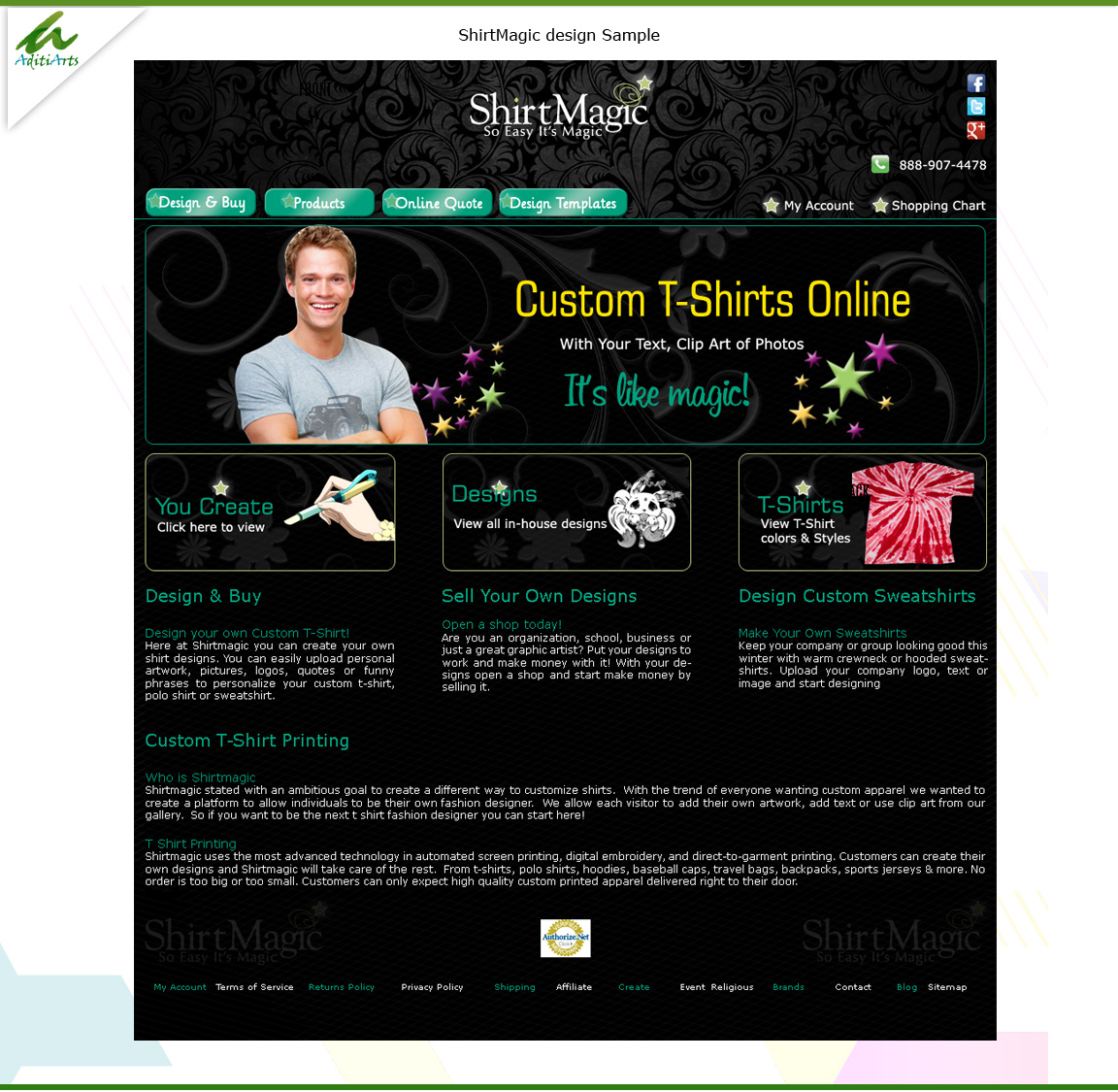 Web Design par AditiArts pour SonicShack.com | Design #3275490