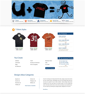 Web Design par Sandy1155 pour SonicShack.com | Design : #3287338