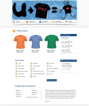 Web Design by Sandy1155 for SonicShack.com | Design: #3289880