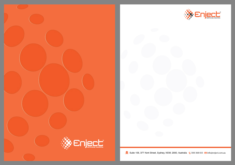 Stationery Design by Martus for Enject | Design #3422548