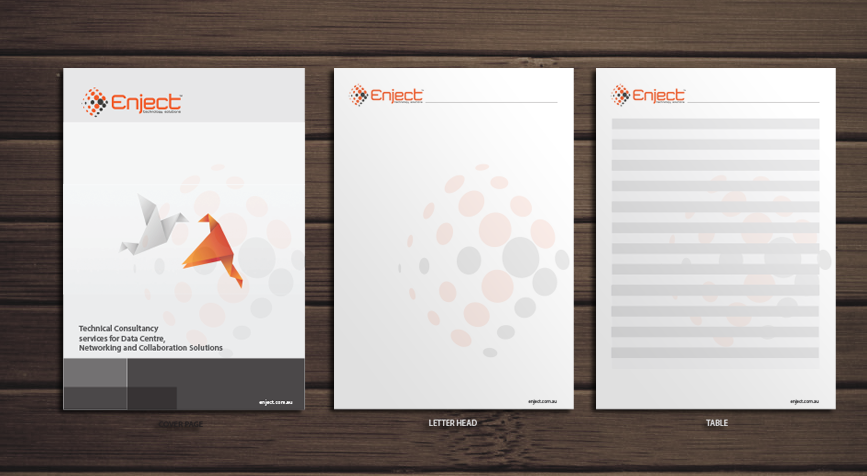 Stationery Design by nafizrahat for Enject | Design #3340146