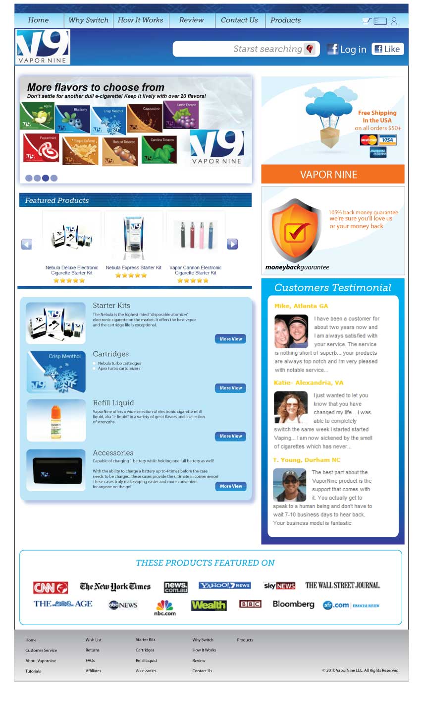 Web Design by sinyster for this project | Design #811590