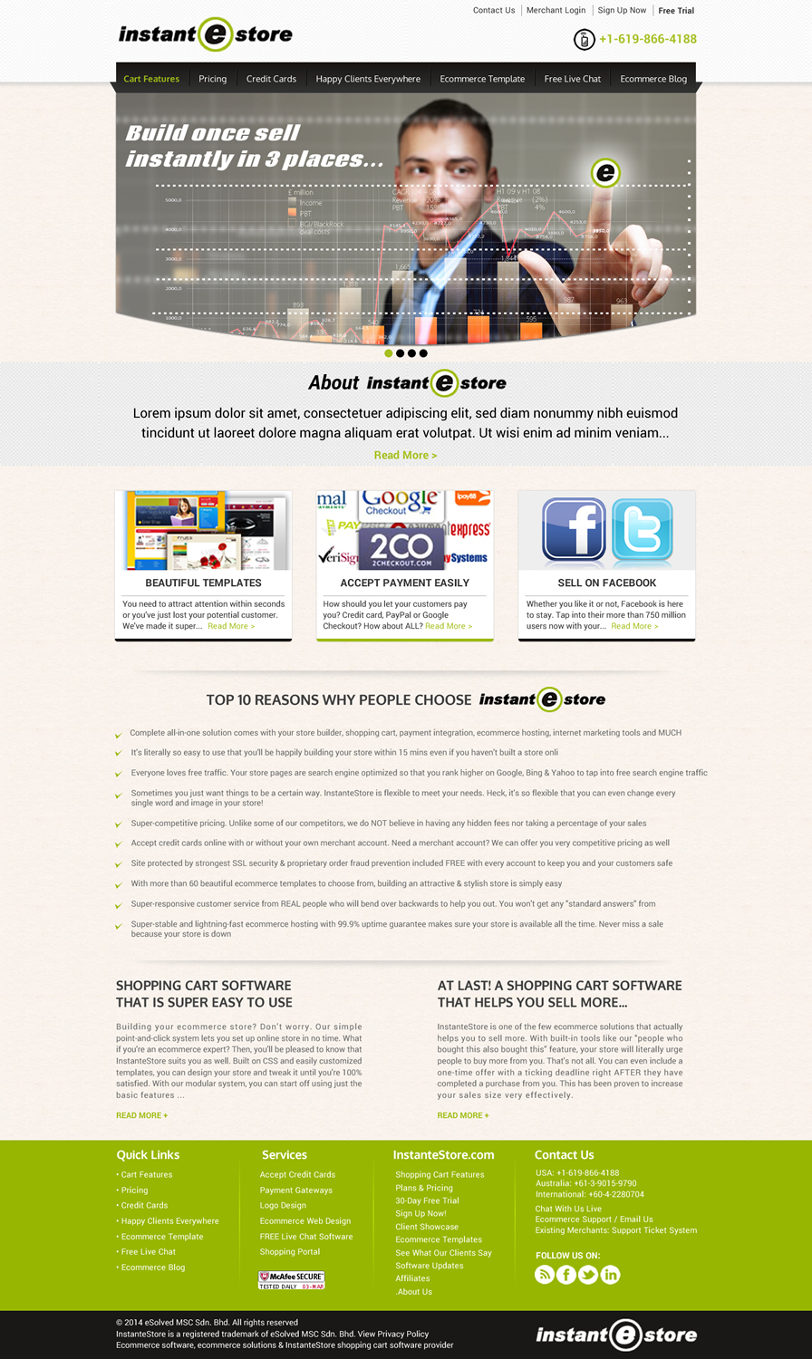 Web Design by Sbss for eSolved.com Sdn. Bhd. | Design #3262427