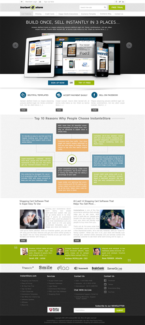 Ecommerce Software Provider Needs A Fresh Look For Website