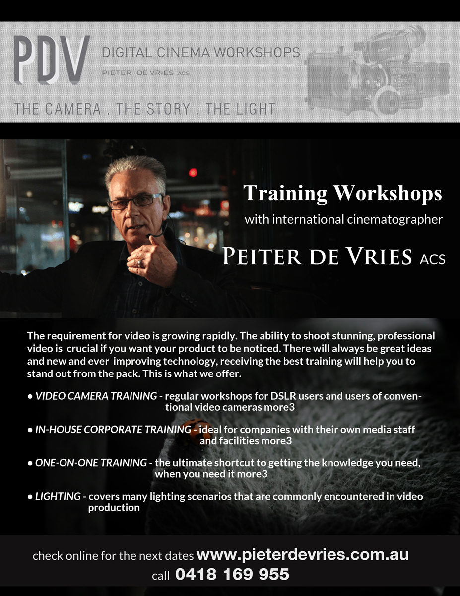 Flyer Design by ESolz Technologies for Pieter de Vries Productions Pty Ltd | Design #3227064