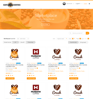 Diseño Web por Pabloravel para Cafe Centric | Diseño: #3263235