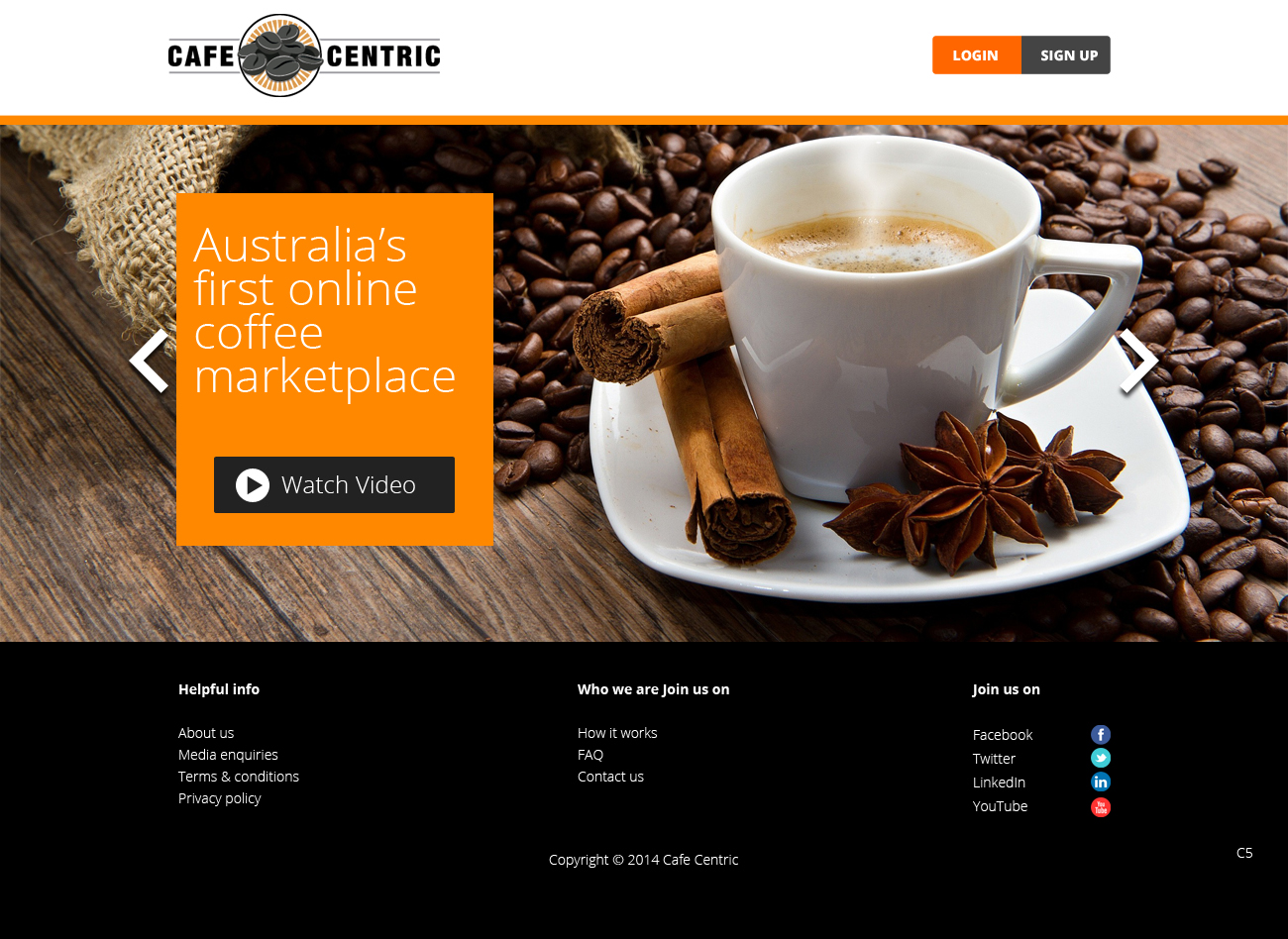 Diseño Web por pb para Cafe Centric | Diseño #3255124
