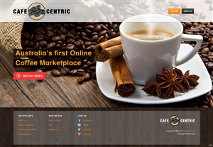 Diseño Web por pb para Cafe Centric | Diseño: #3255128