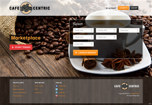 Diseño Web por pb para Cafe Centric | Diseño: #3255136
