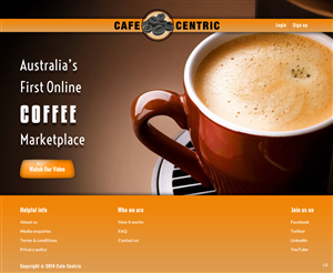 Diseño Web por pb para Cafe Centric | Diseño: #3255141