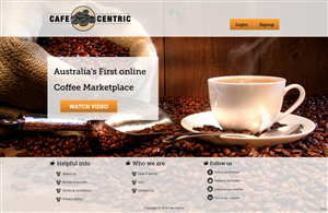 Diseño Web por pb para Cafe Centric | Diseño: #3255153