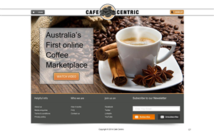 Diseño Web por pb para Cafe Centric | Diseño: #3255209