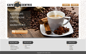 Diseño Web por pb para Cafe Centric | Diseño: #3255221
